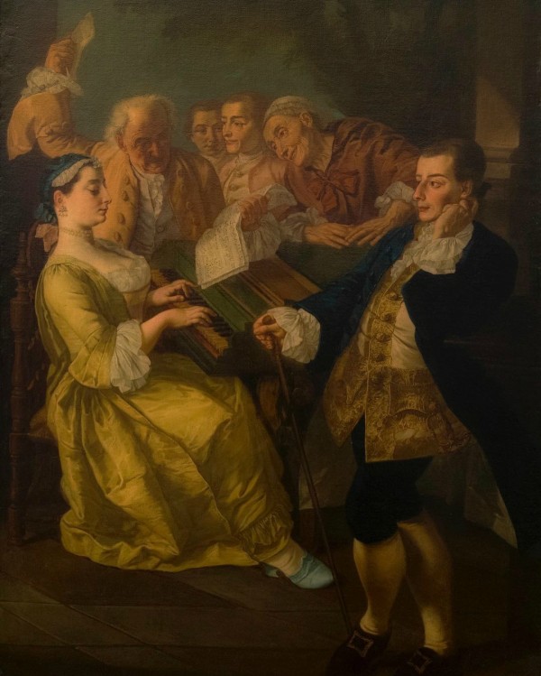 The music lesson by Gaspare Traversi